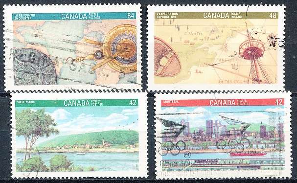 CANADA  1992 -     Exhibition "CANADA 92" - Montreal  FULL  SET -  FINE USED