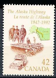 CANADA  1992  -   Alaska Highway    -  FINE   MINT