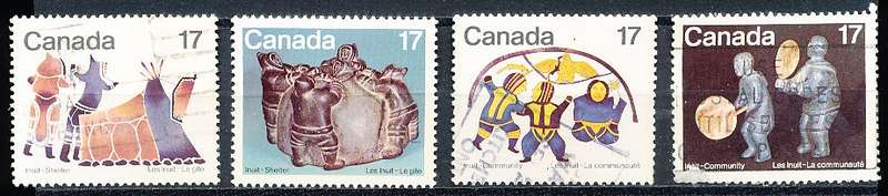 CANADA  1979  -  Canadian Eskimos  FULL  SET -    FINE USED
