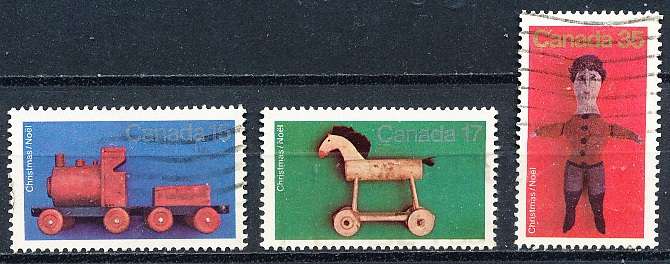 CANADA  1979  -  Christmas - Toys  FULL  SET -    FINE USED