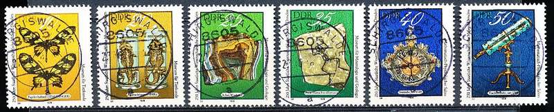 GERMANY  DDR   1978  -   Dresden Museum of Science  FULL SET     -  FINE  USED
