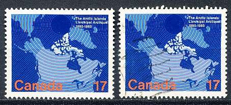 CANADA  1980  -  Arctic Islands Acquisition -  FINE  MINT and USED