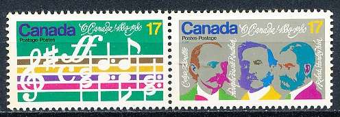 CANADA  1980  -   "O Canada", National Song  FULL  SET -    FINE MINT