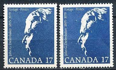 CANADA  1980  -  John G. Diefenbaker Commemoration   -  FINE  MINT and USED
