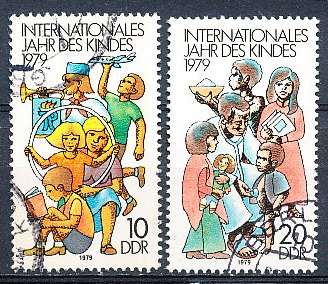GERMANY  DDR   1979  -    Childrens Year   FULL   SET      -  FINE  USED