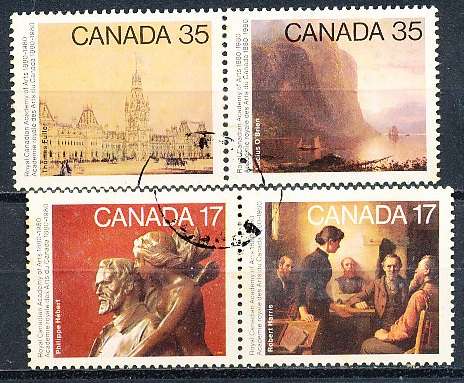 CANADA  1980  -  Canadian Academy of Arts  FULL  SET -    FINE USED