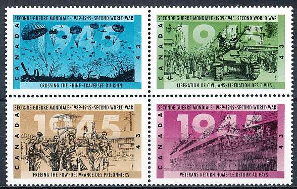 CANADA  1995 -   Second World War  FULL  SET -  MINT
