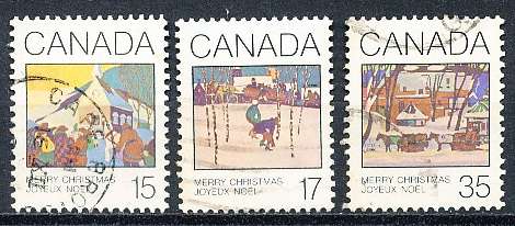 CANADA  1980  -  Christmas   FULL  SET -    FINE USED