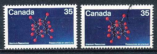 CANADA  1980  -  Uranium Resources    -  FINE  MINT and USED