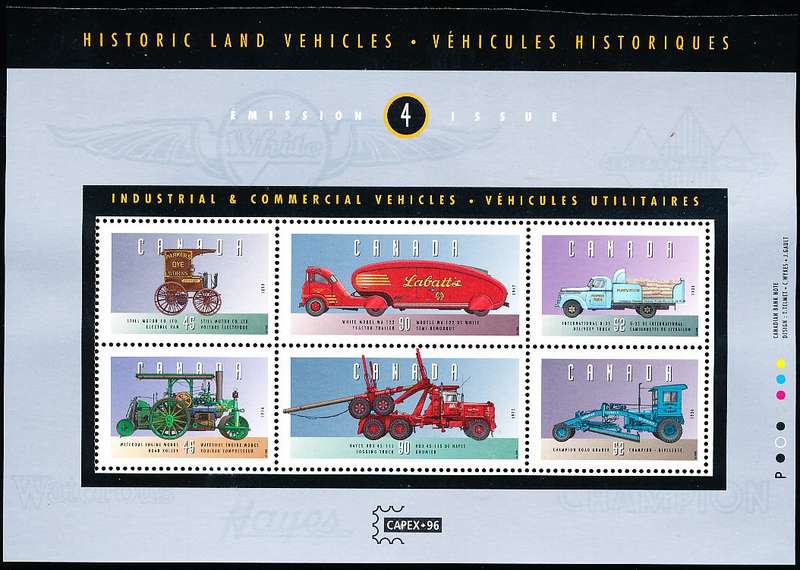 CANADA  1996  -   Stamp Exhibition `CAPEX `96` - Toronto  FULL SHEET   -  FINE MINT
