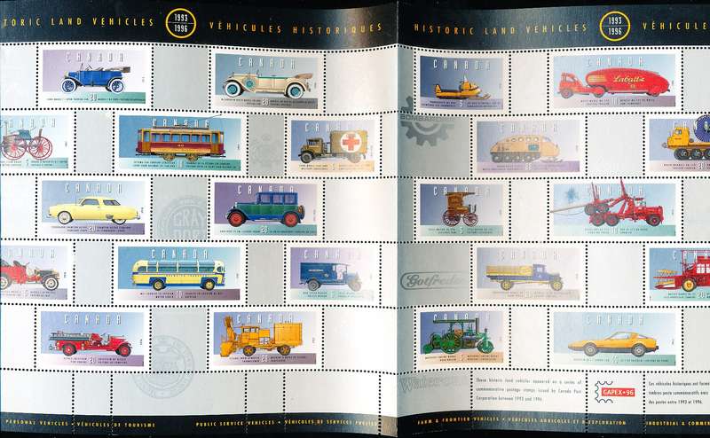 CANADA  1996  -   Stamp Exhibition `CAPEX `96` - Toronto  FULL SHEET   -   MINT