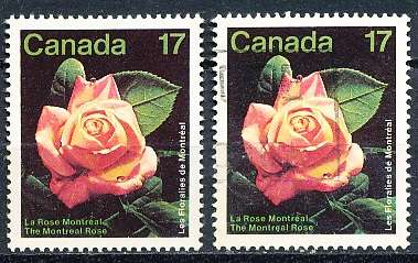 CANADA  1981  -   Montreal Flower Show  -   MINT and USED