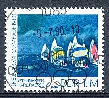 GERMANY  DDR   1980  -    Olympic Games - Moscow     -  FINE   USED