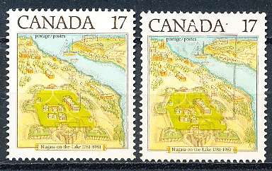 CANADA  1981  -  Niagara-on-the-Lake   -  FINE  MINT and USED