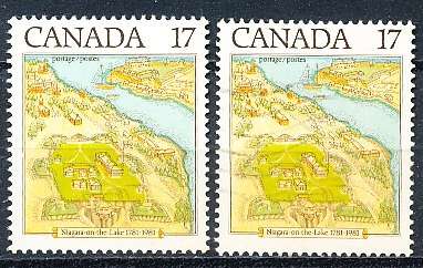 CANADA  1981  -  Niagara-on-the-Lake   -  FINE  MINT and USED