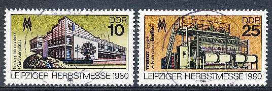 GERMANY  DDR   1980  -  Leipzig Autumn Fair   FULL SET    -  FINE    USED