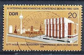 GERMANY  DDR   1980  -  Interparliamentary Conference  SINGLE ISSUE    -  FINE    USED