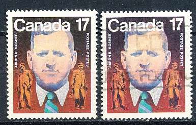 CANADA  1981  -   Aaron R. Mosher  -  FINE  MINT and USED