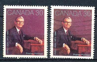 CANADA  1982  -   Jules Leger Commemoration  -  FINE  MINT and USED