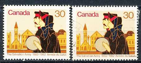 CANADA  1982  -  Salvation Army in Canada  -  FINE  MINT and USED