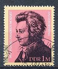 GERMANY  DDR   1981  -   Wolfgang Amadeus Mozart   -  FINE   USED
