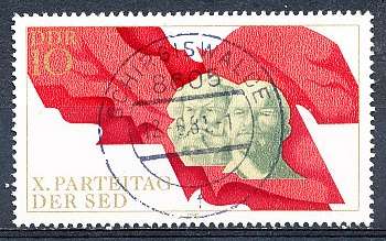 GERMANY  DDR   1981  -    Congress of SED  SINGLE ISSUE    -  FINE    USED