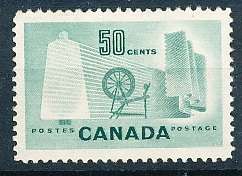 CANADA  1953  - Textile Industry  -  MINT