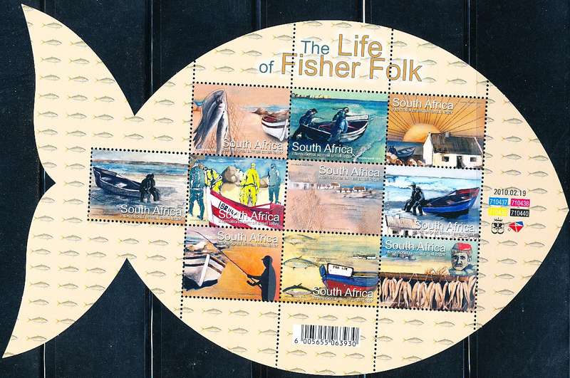 RSA -  2010  -  The Life of Fisher Folk   SHEET  - FINE  MINT