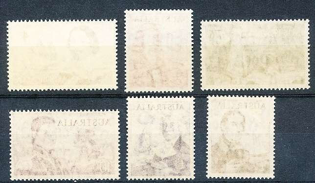 AUSTRALIA  1963 -   Famous Seafarers   SET  -  MINT