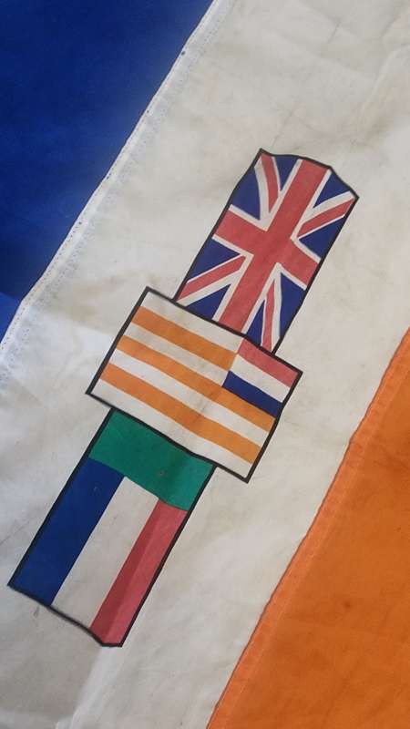 Vintage old South Africa flag - 90 x 60cm