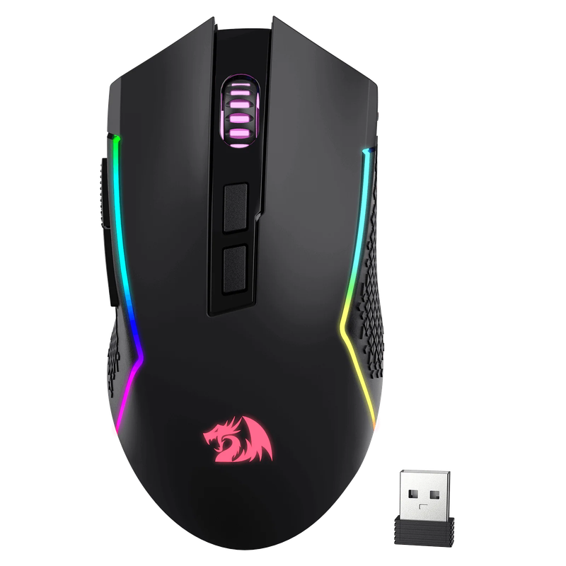 Redragon RD-M693-RGB M693 Trident 8000 DPI Wireless Optical RGB Black Gaming Mouse