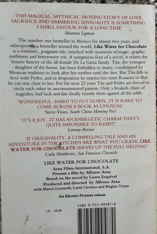 Laura Esquivel: Swift as Desire & Like water for Chocolate