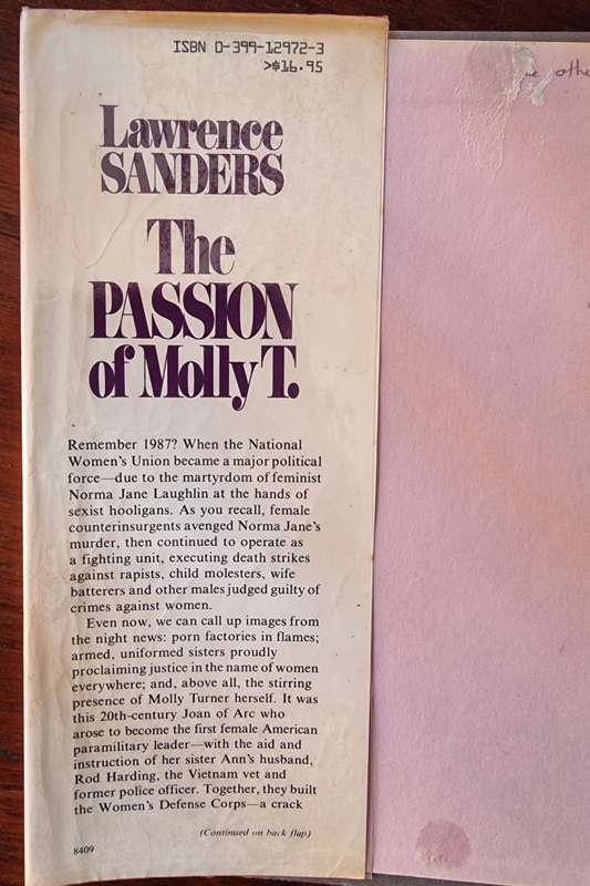Lawrence Sanders: The Passion of Molly T.