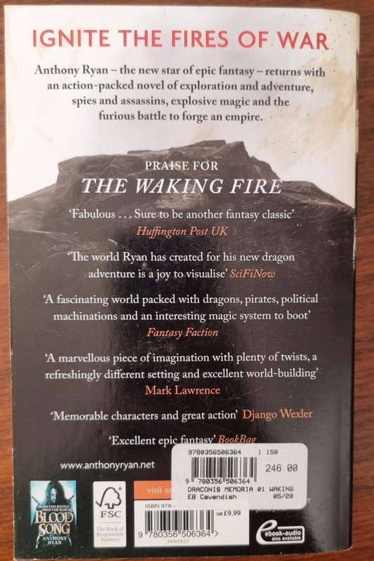 Anthony Ryan: The walking fire