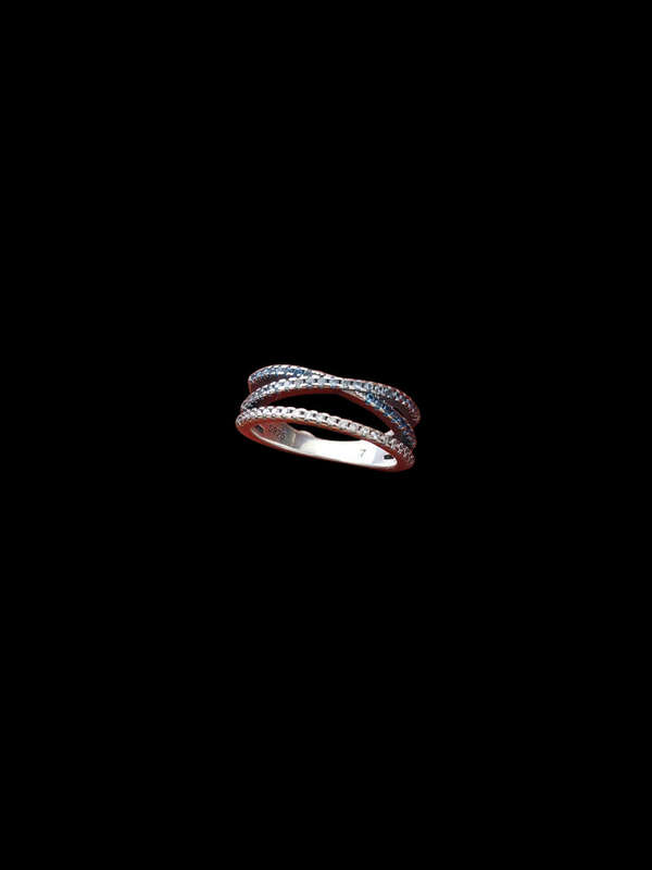 925 Sterling Silver Wide Band Ring (Used Once)