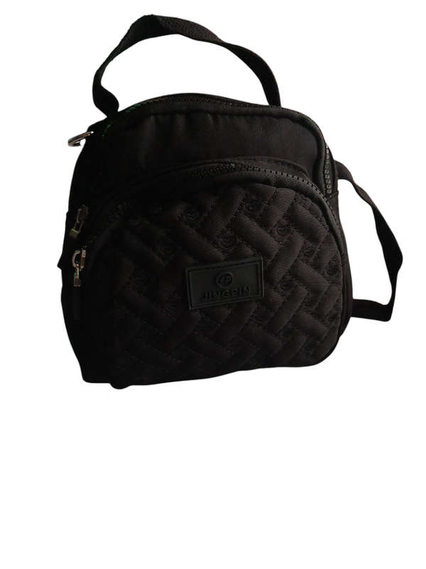 Jing Pin Black Sling Backpack Bag 3 Pockets