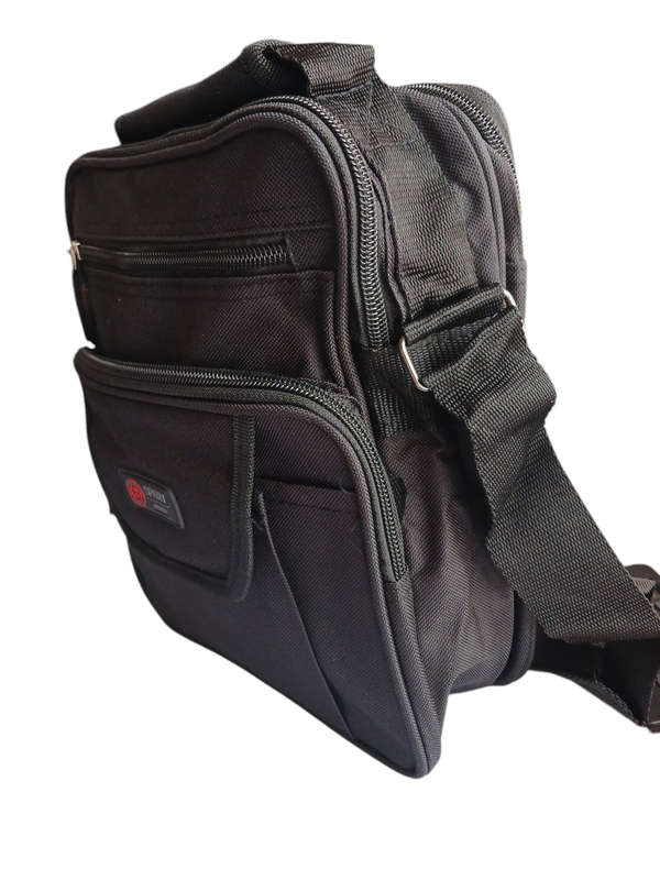Black Sling Bag 5 Pockets