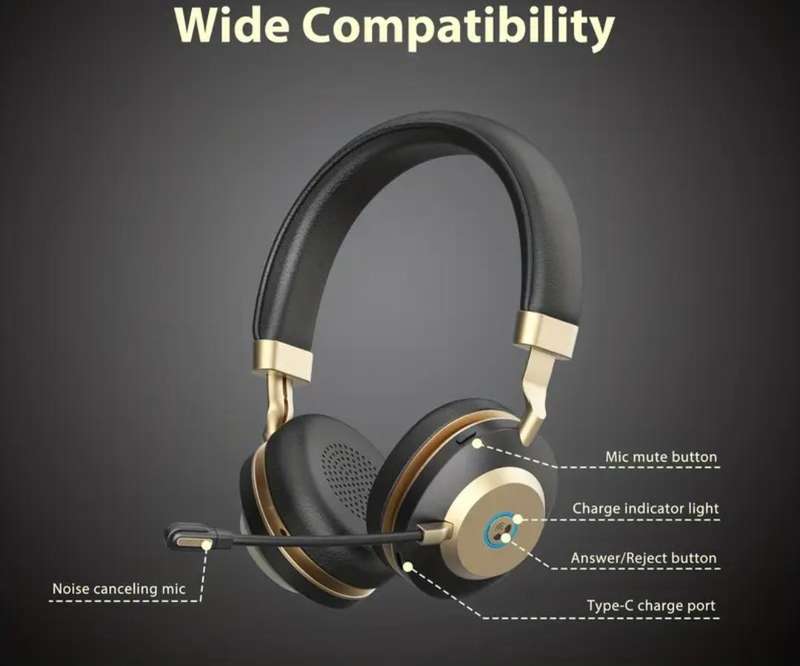 Earbay V5.3 Wireless Headset with Microphone (In Original Box - Used once)