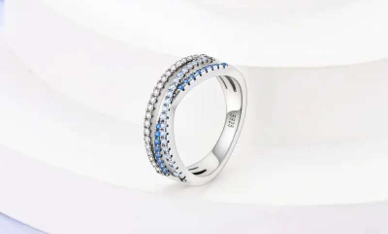925 Sterling Silver Wide Band Ring (Used Once)