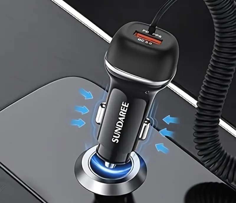 USB C 51W Super Fast Car Charger