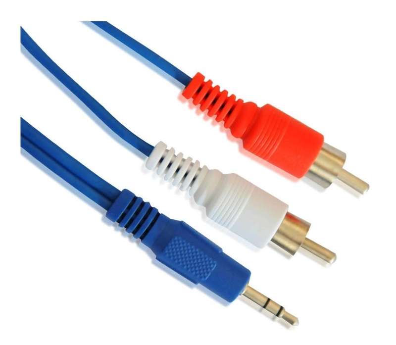 2 Pack Astrum 2 RCA to 3.5mm 3 meter Audio Jack Cable