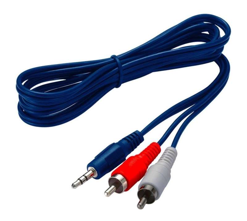 2 Pack Astrum 2 RCA to 3.5mm 3 meter Audio Jack Cable