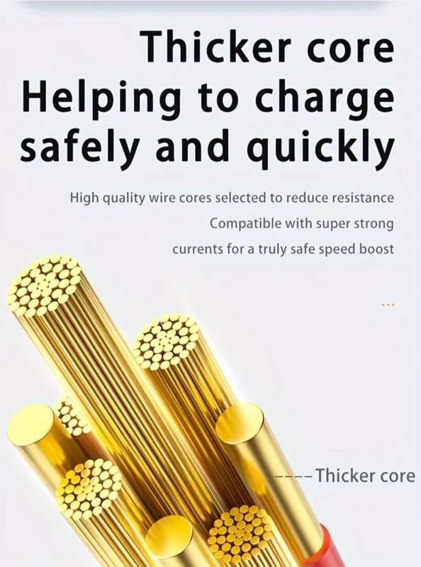Long 2 meter 66W High-Speed Type-C to Type-C USB Cable 5A Fast Charging Durable Rubber Material