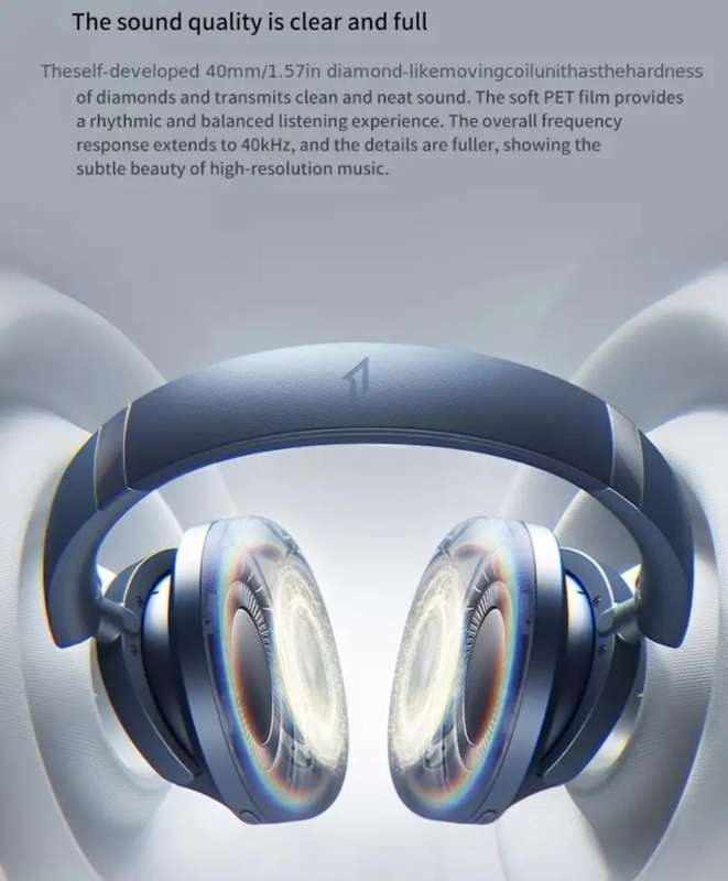 2024 New Launch 1MORE SonoFlow Pro HQ51 Active Noise Cancelling Headset