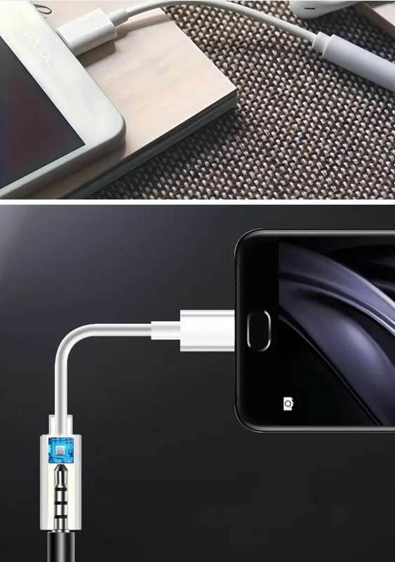 3pcs USB Type C to 3.5mm Audio Adapter