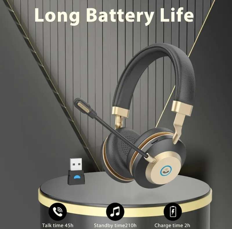 Earbay V5.3 Wireless Headset with Microphone