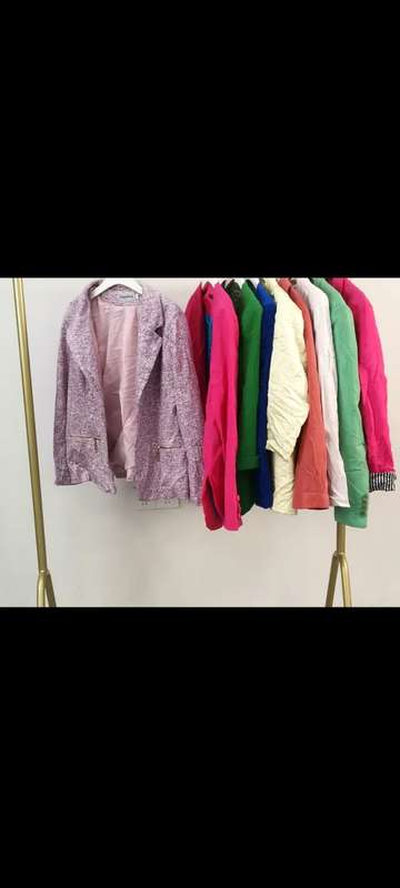 A bale of +50 Ladies blazers with a potential profit of R4000