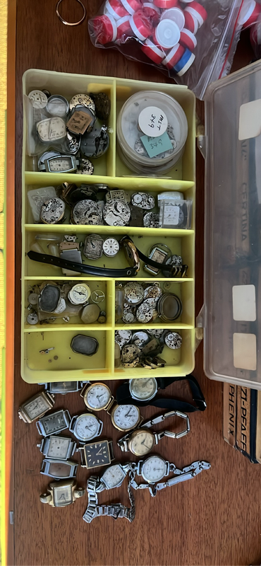 Vintage Trench Watch Bundle and Spares Lot