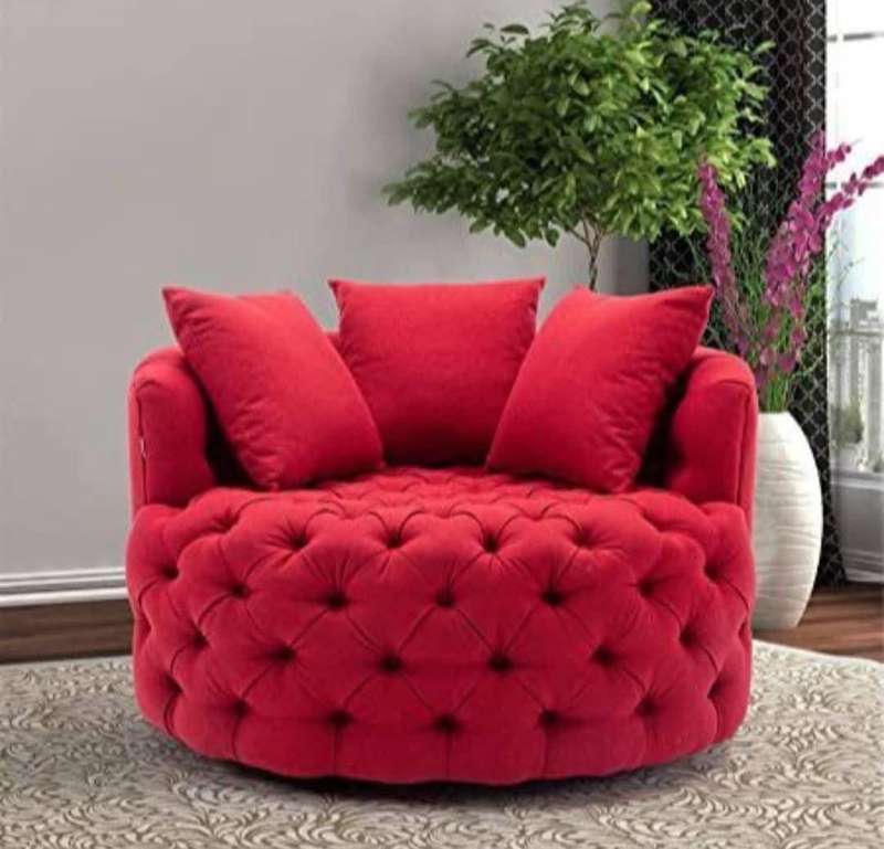 Round Chesterfield Couch