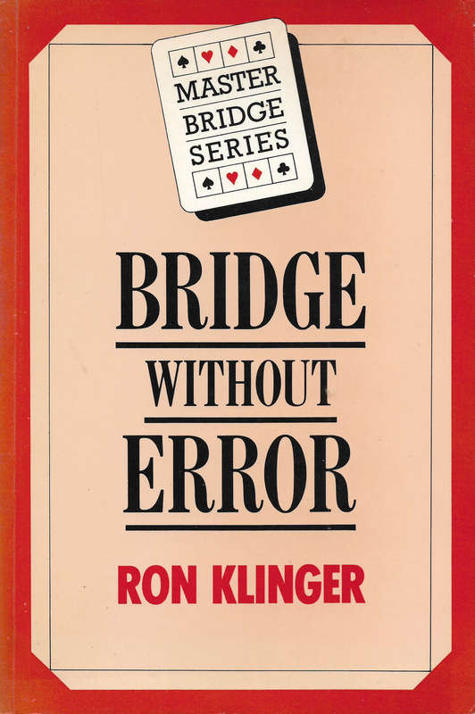 Ron Klinger - Bridge Without Error